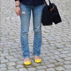 Levi’s boyfriend fit blue jeans size 1